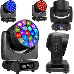 LIGHT4ME GALAXY MKII głowica ruchoma LED wash oświetlenie sceniczne 19x15W LED RGBW