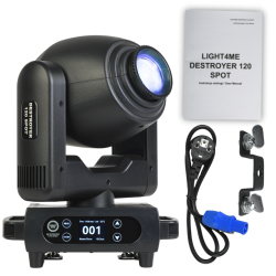 LIGHT4ME DESTROYER 120W SPOT głowica ruchoma LED oświetlenie sceniczne