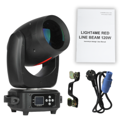 LIGHT4ME RED LINE BEAM 120W głowica ruchoma LED oświetlenie sceniczne