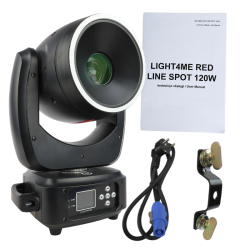 LIGHT4ME RED LINE SPOT 120W głowica ruchoma LED oświetlenie sceniczne