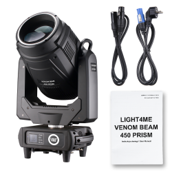 LIGHT4ME VENOM BEAM 450 PRISM głowica ruchoma LED oświetlenie sceniczne