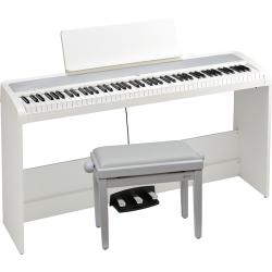 KORG B2 SP WH pianino cyfrowe + ława drewniana