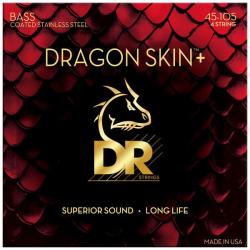 DR DBS 45-105 DRAGON SKIN+ STAINLESS - STRUNY DO GITARY BASOWEJ